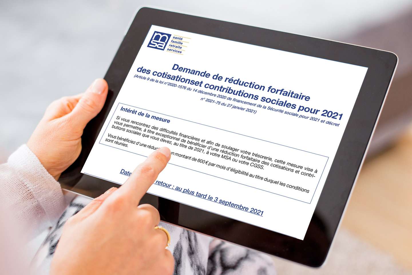 Exploitants agricoles : pensez à demander votre réduction forfaitaire de cotisations