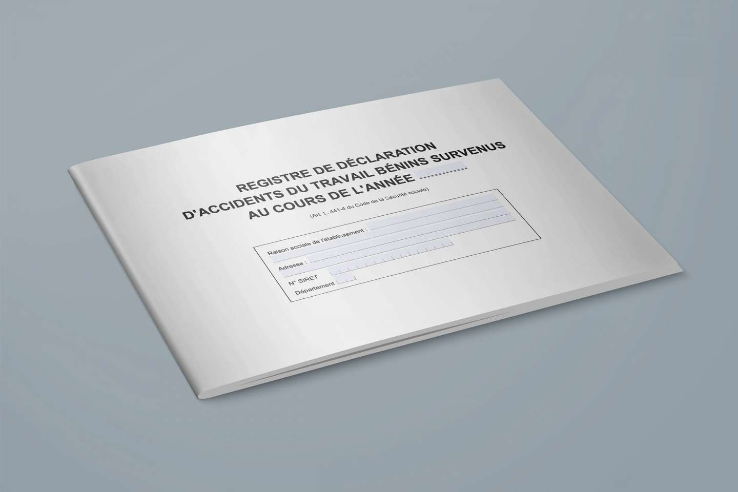 Pour tenir un registre des accidents du travail bénins…